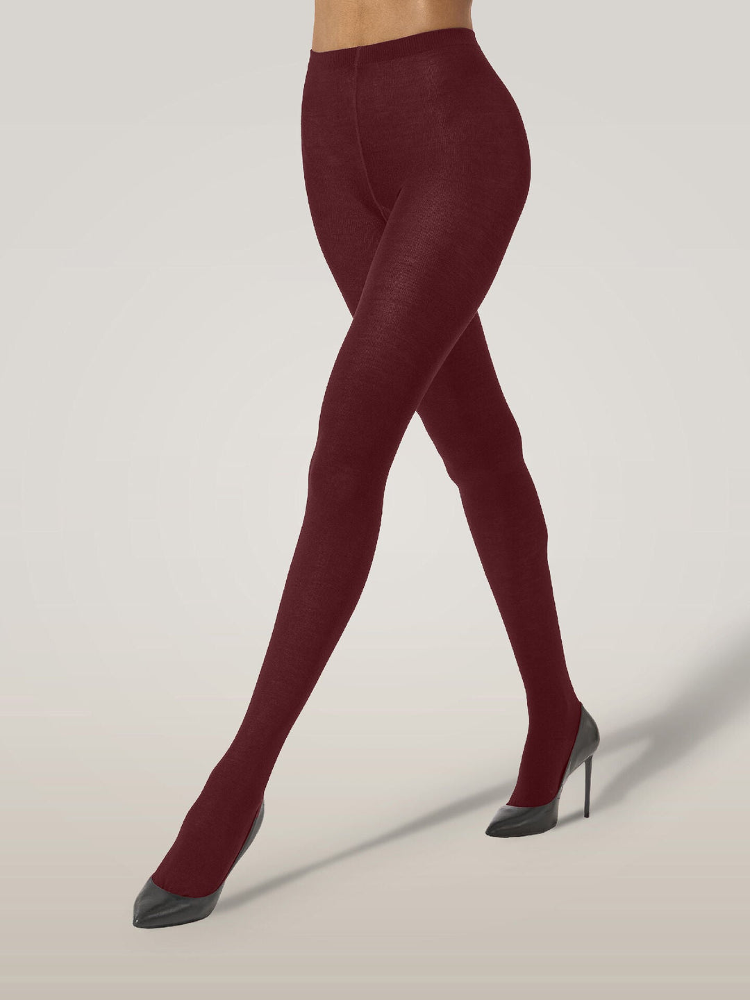 Merino Sukkahousut Midnight Red - Wolford - My Milou