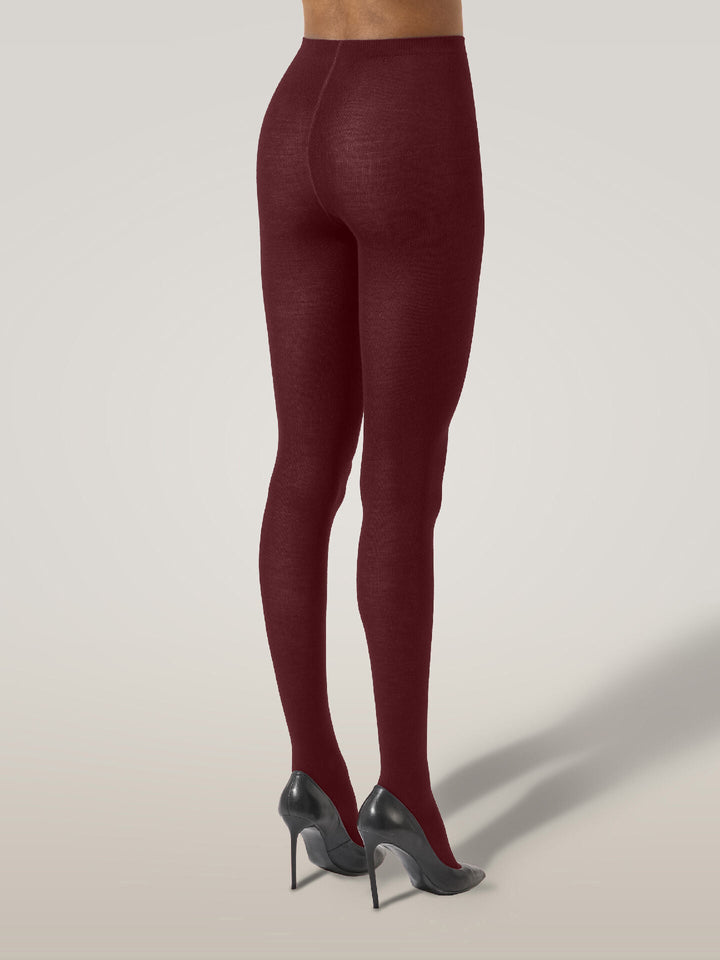 Merino Sukkahousut Midnight Red - Wolford - My Milou