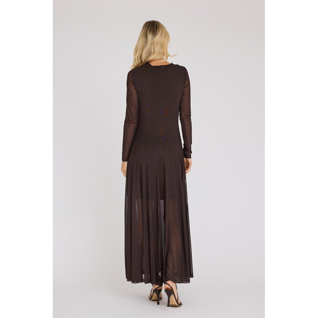 Messa Mesh Mekko Dark Brown - A-VIEW - My Milou