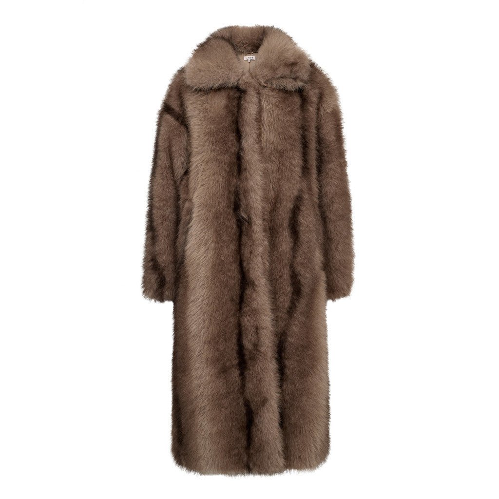 Mink Faux Fur Takki Taupe - A-VIEW - My Milou