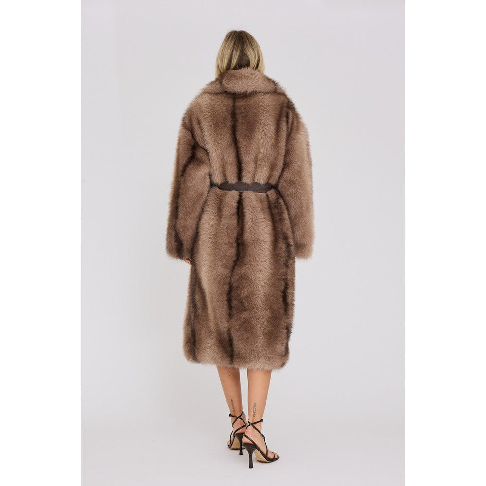 Mink Faux Fur Takki Taupe - A-VIEW - My Milou