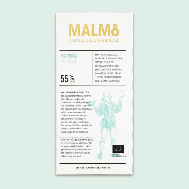 Minttusuklaa 55% - Malmö Chokladfabrik - My Milou