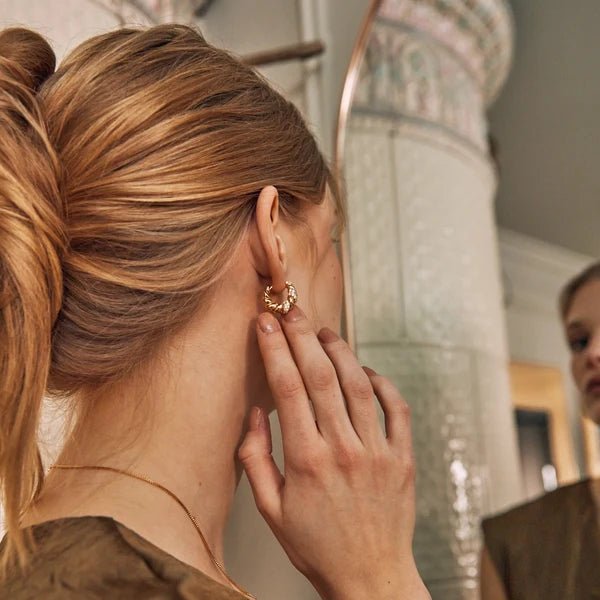 Mirror Moment Korvakorut Gold - Sparv - My Milou