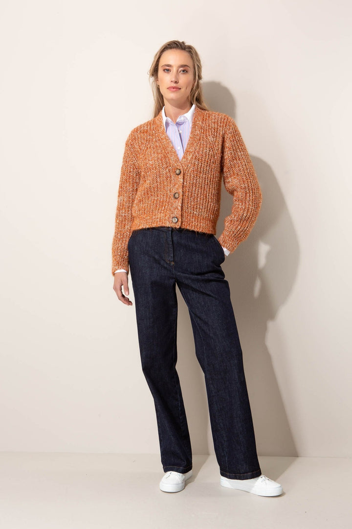 Mohair Blend Neuletakki Orange Mix - CATNOIR - My Milou