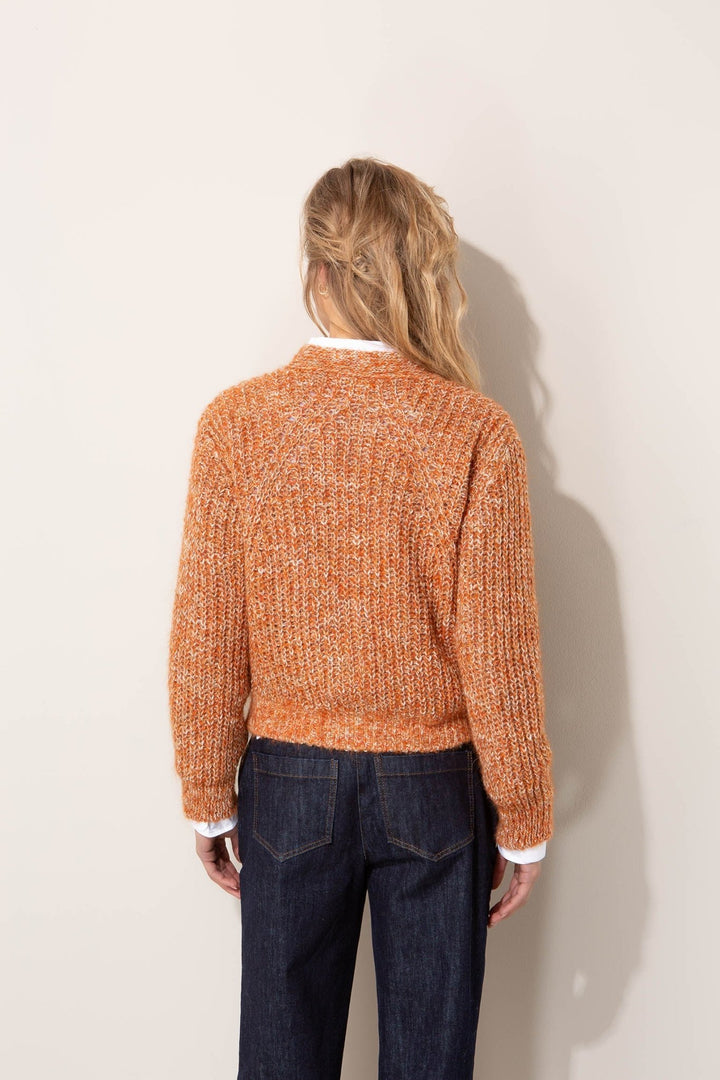 Mohair Blend Neuletakki Orange Mix - CATNOIR - My Milou