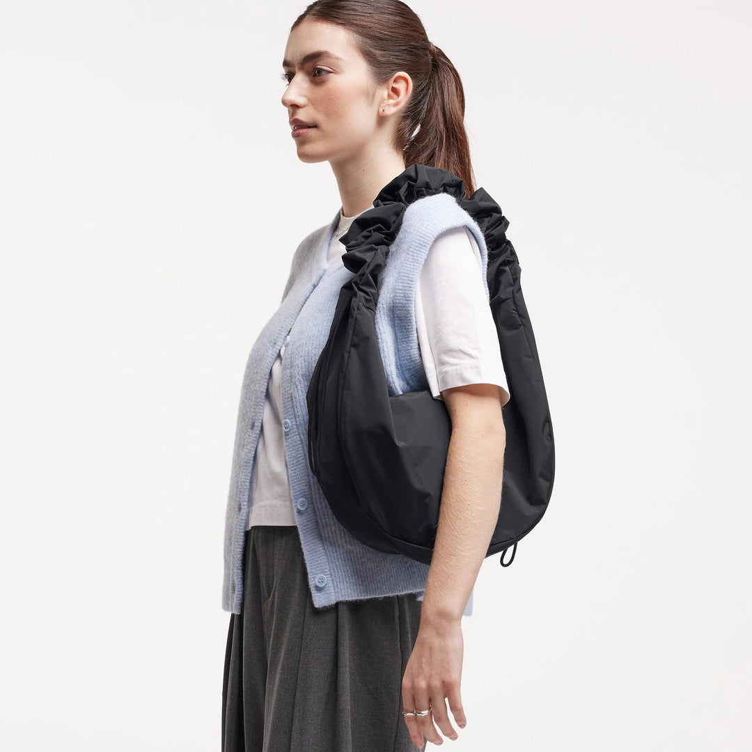 Moon Bag Ruffle Black - GOT BAG. - My Milou
