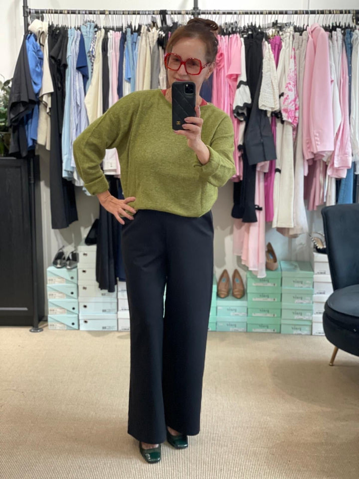 Niccolei Leveälahkeinen Housu Black - Niccolei - My Milou