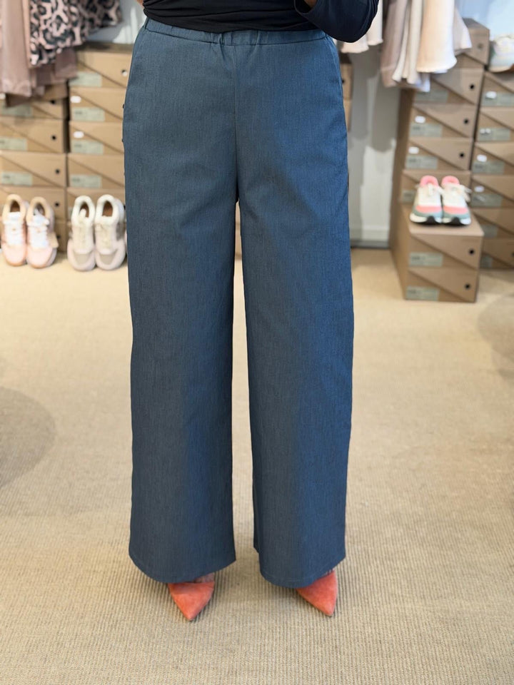 Niccolei Leveälahkeinen Housu Denim - Niccolei - My Milou