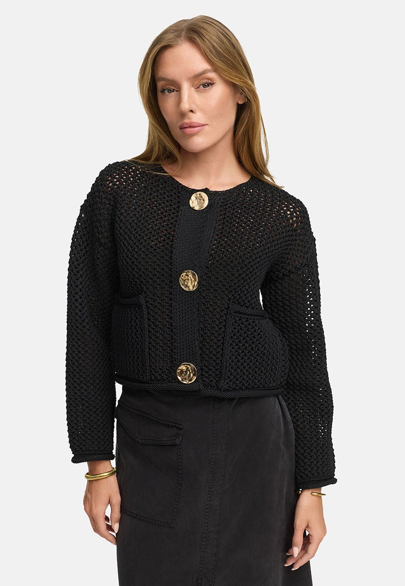 Noir Fishnet Neulosjakku Black - CATNOIR - My Milou