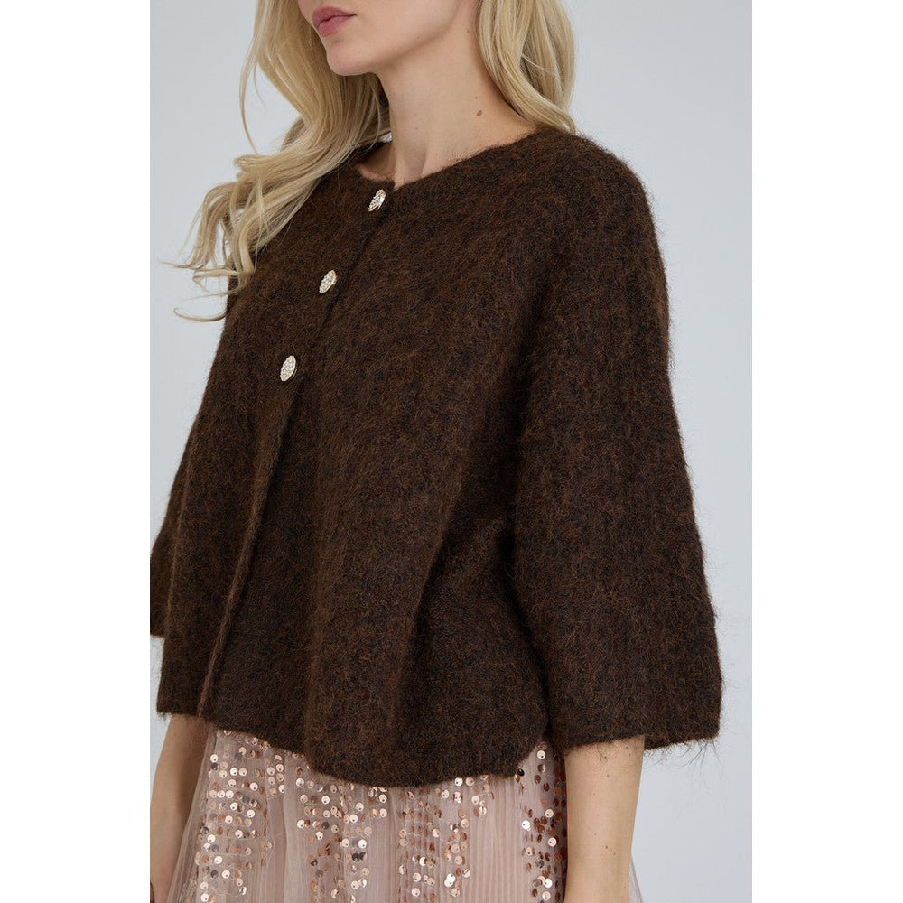 Olivia Neuletakki Dark Brown - A-VIEW - My Milou