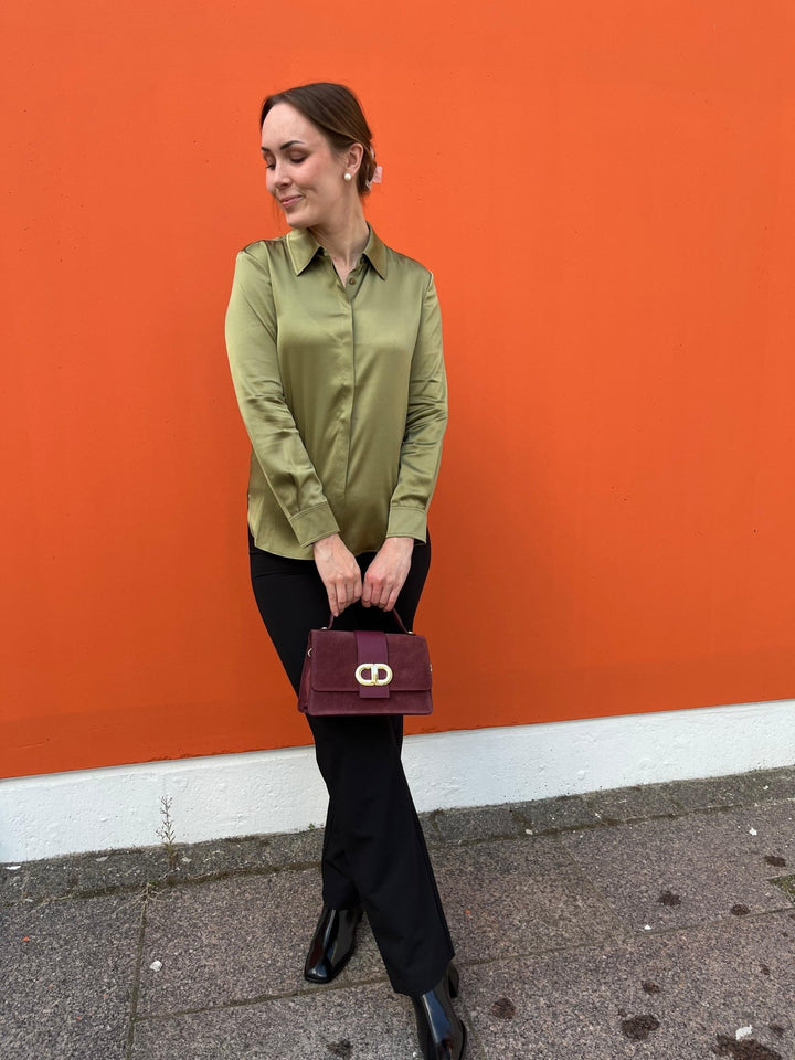 Olivia Silkkipusero Olive - Estheme Cachemire - My Milou