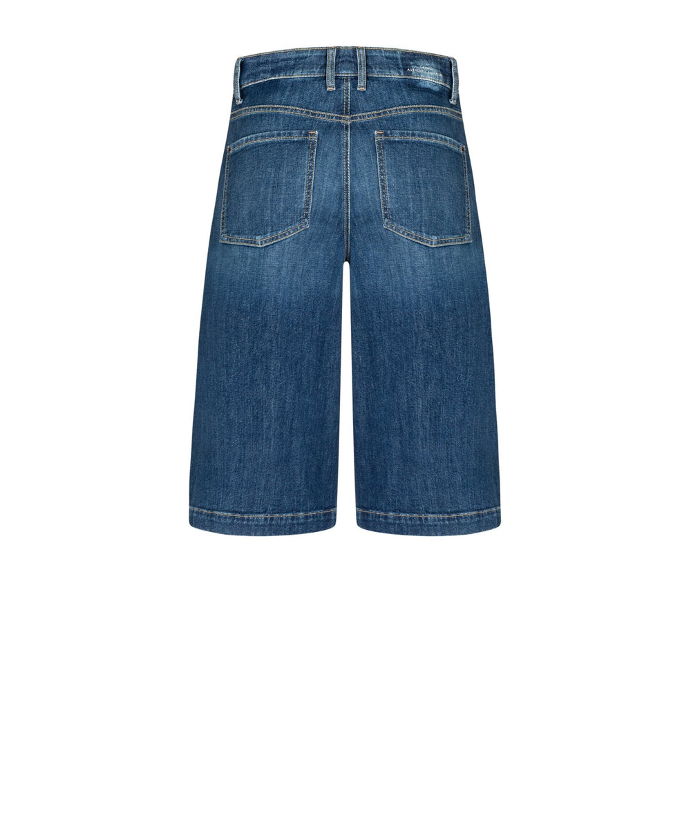 Palazzo Bermuda Shortsit Salty Dark Fade Blue - Cambio - My Milou