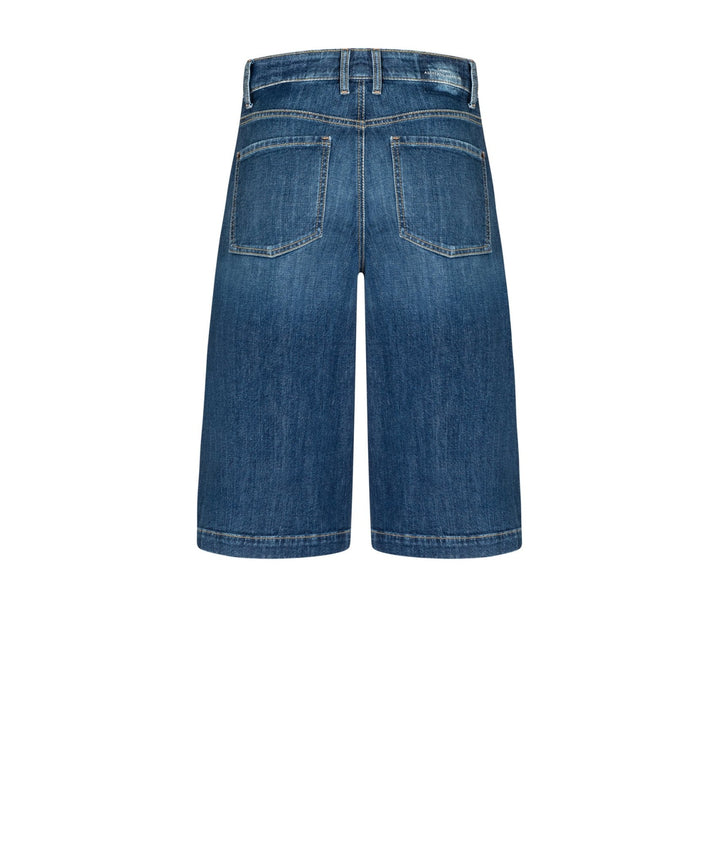 Palazzo Bermuda Shortsit Salty Dark Fade Blue - Cambio - My Milou