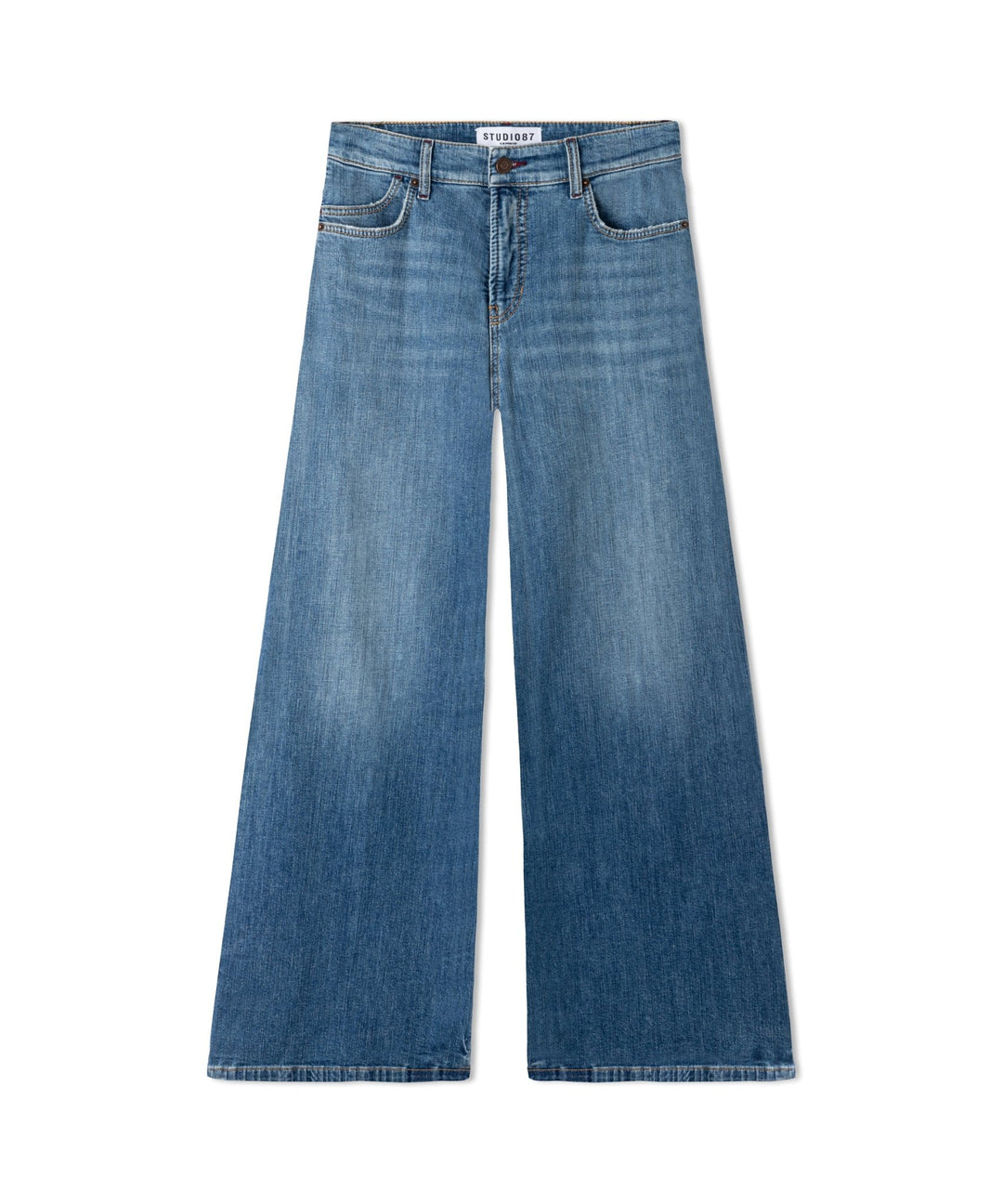 Palazzo Flare Farkut Slub Mid Used - Cambio - My Milou