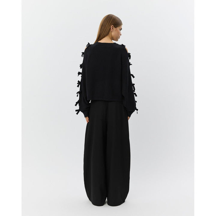 Permelisw Bow Neulepusero Black - Sofie Schnoor - My Milou