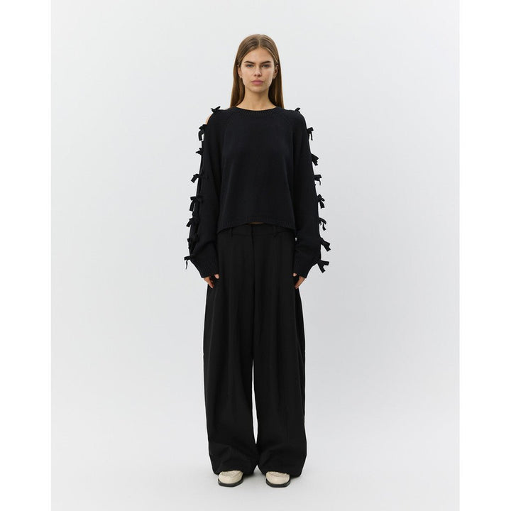 Permelisw Bow Neulepusero Black - Sofie Schnoor - My Milou