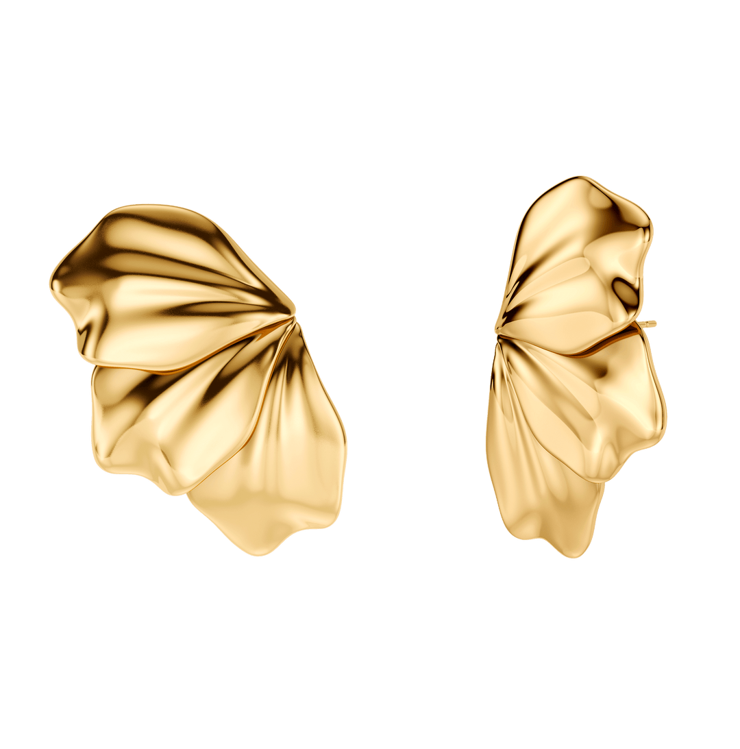 Petal Korvakorut L Gold - EDBLAD - My Milou