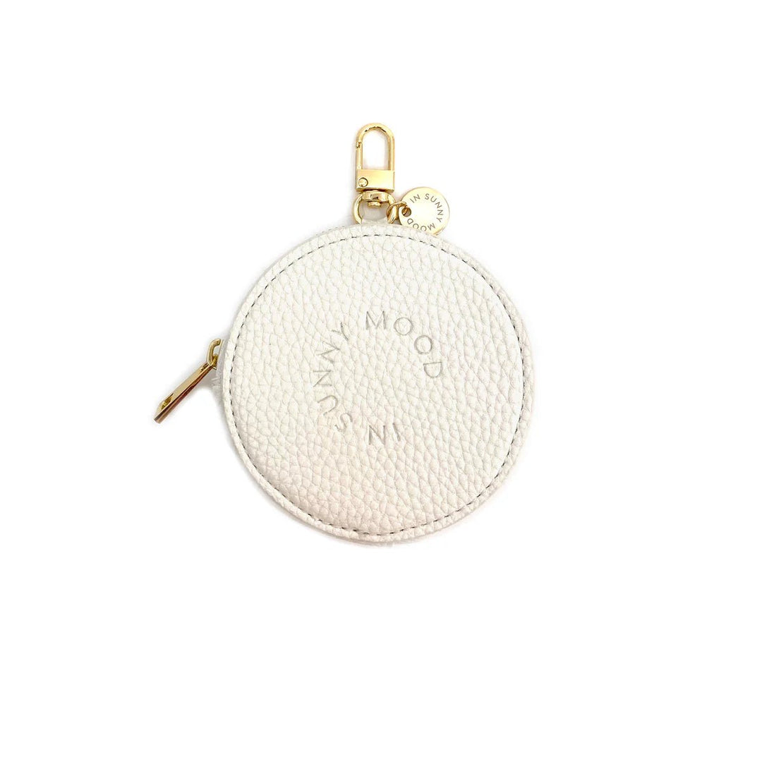 Phone Pouch Round White - IN SUNNY MOOD - My Milou