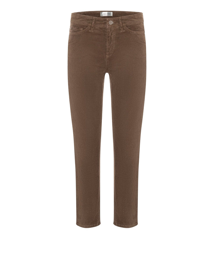 Piper Cropped Samettifarkut Brown - Cambio - My Milou