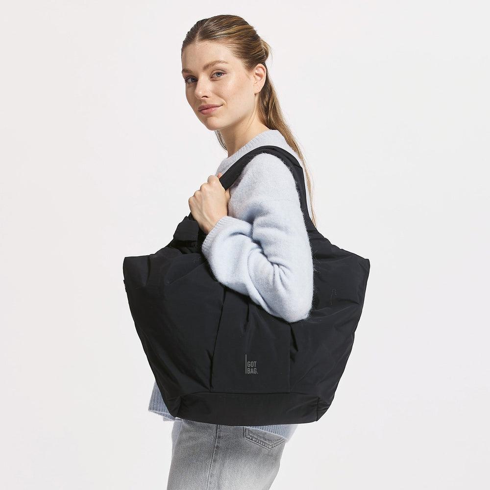 Pleat Tote Bag Black - GOT BAG. - My Milou