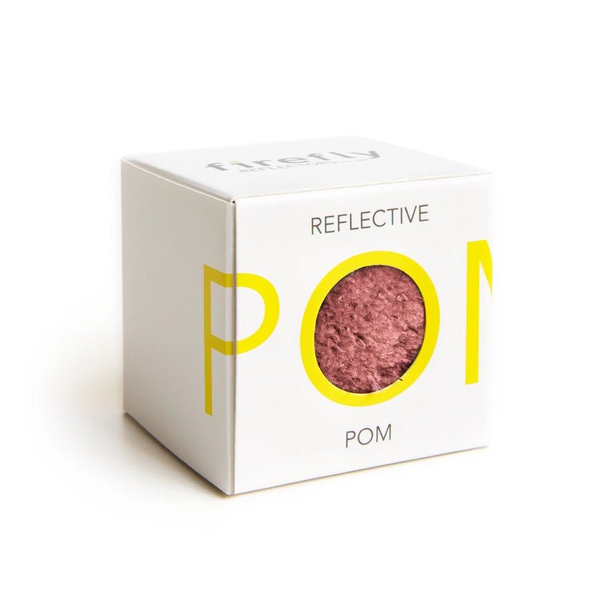 Pom Pom Ball Heijastin Rose - Firefly Reflectors - My Milou