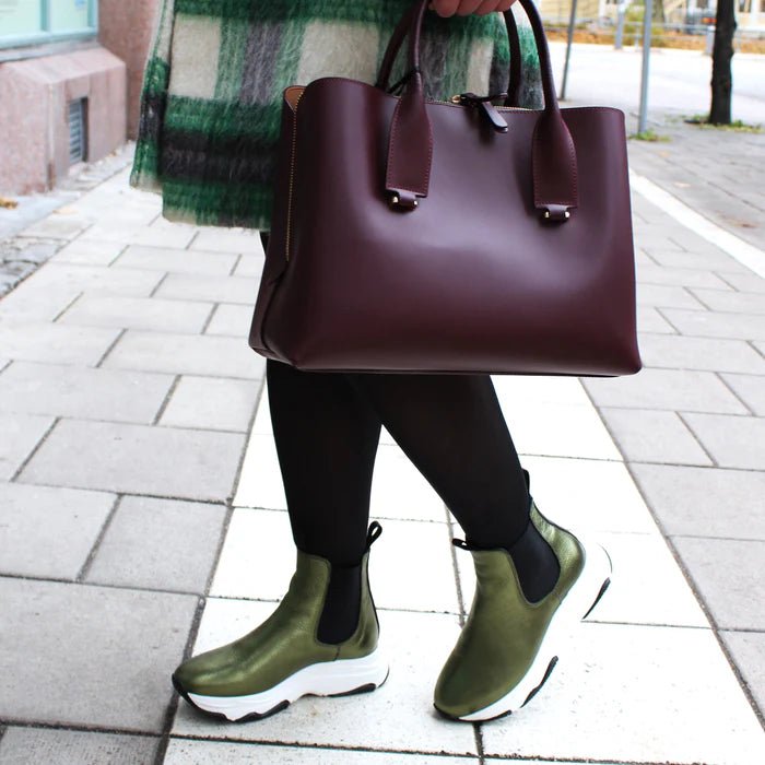 Poppy Chelsea Boot Metallic Green - The Shoe Bakery - My Milou