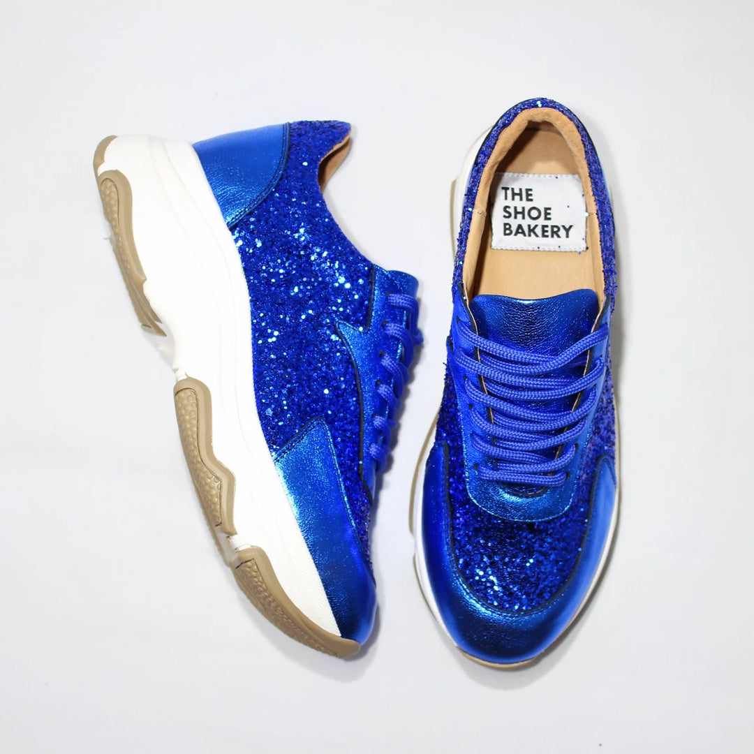 Poppy Sneaker Blue Glitter - The Shoe Bakery - My Milou