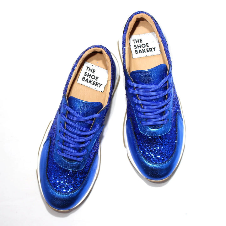 Poppy Sneaker Blue Glitter - The Shoe Bakery - My Milou