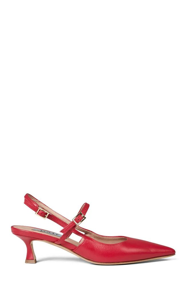 Red Low Slingback Korkokengät - A Pair - My Milou