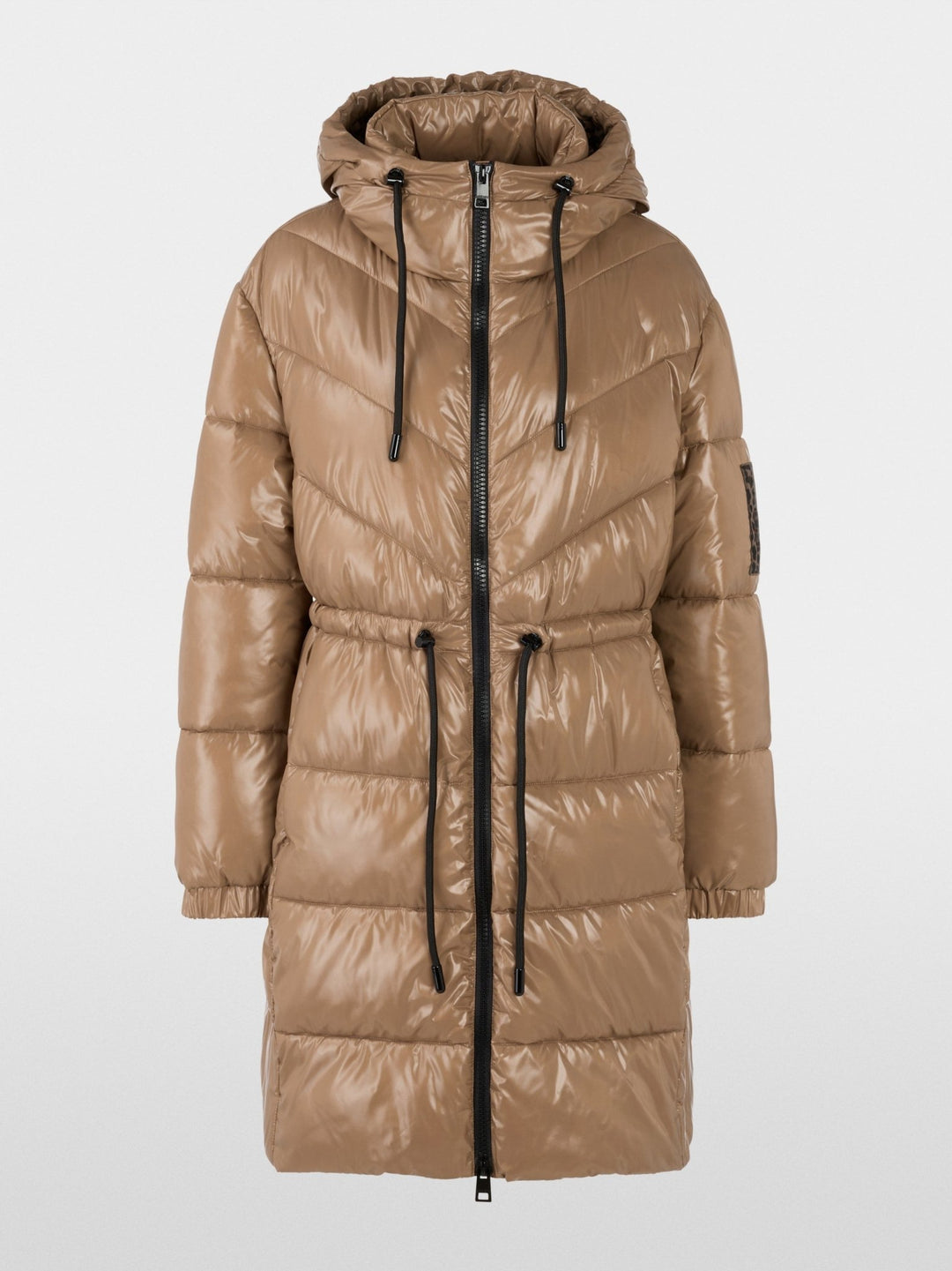 Rethink Together Fake Down Coat Milk Coffee - Marc Cain - My Milou