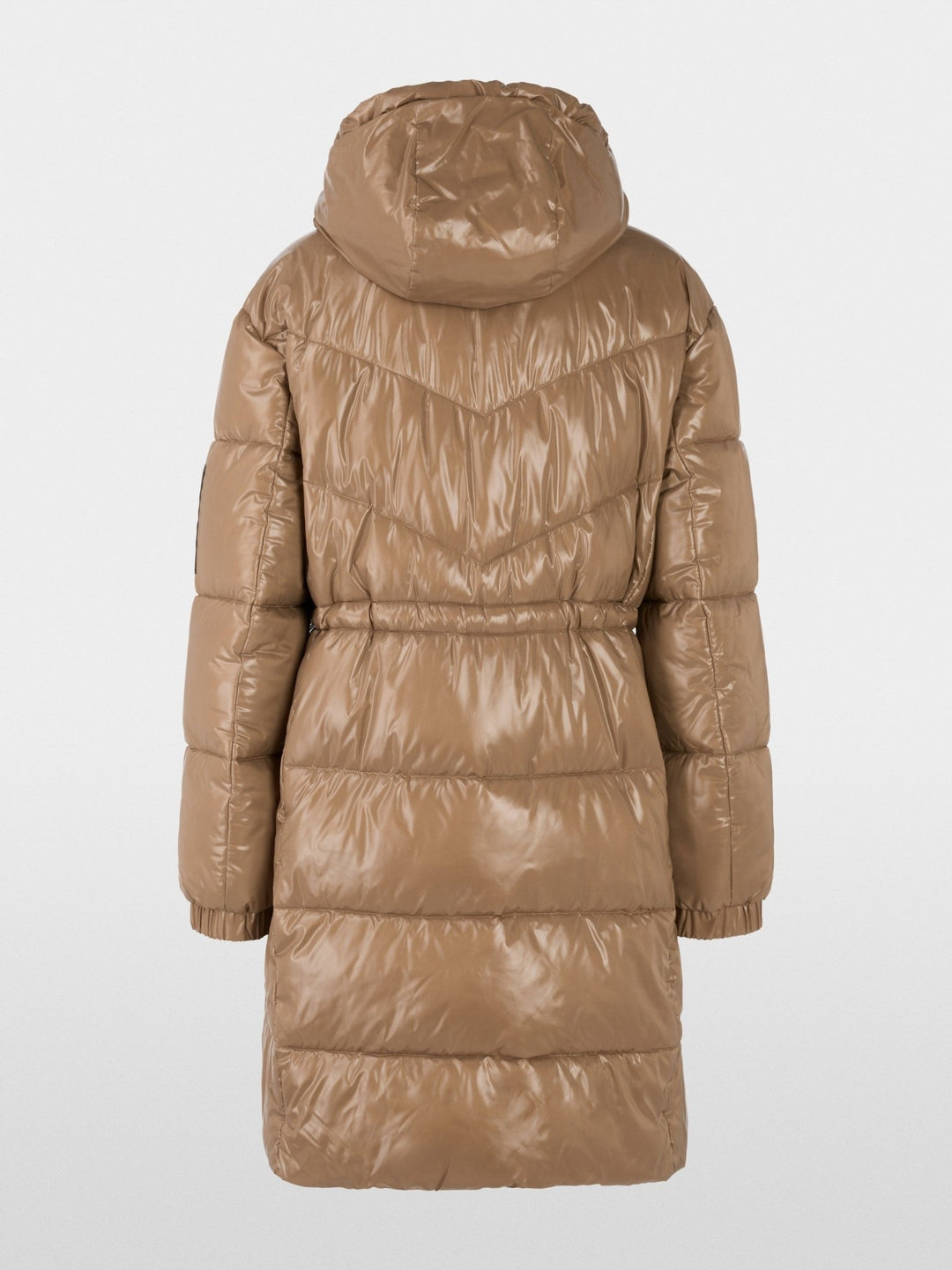 Rethink Together Fake Down Coat Milk Coffee - Marc Cain - My Milou
