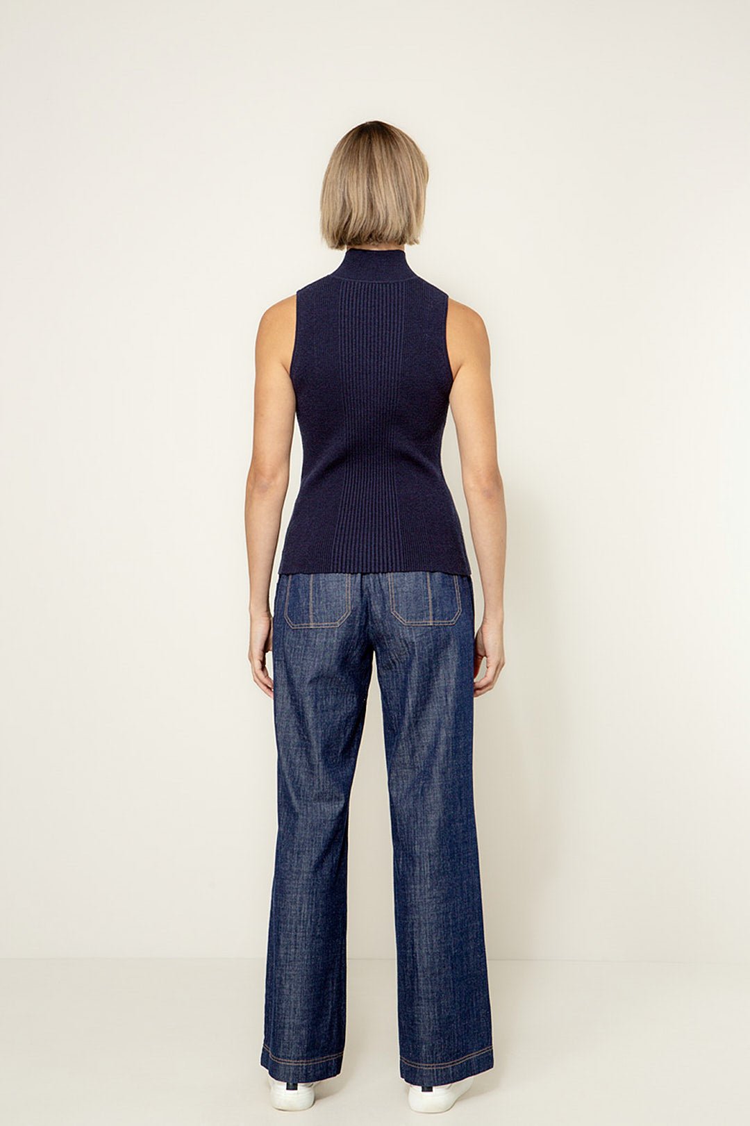 Ribbineulottu Toppi Navy - CATNOIR - My Milou