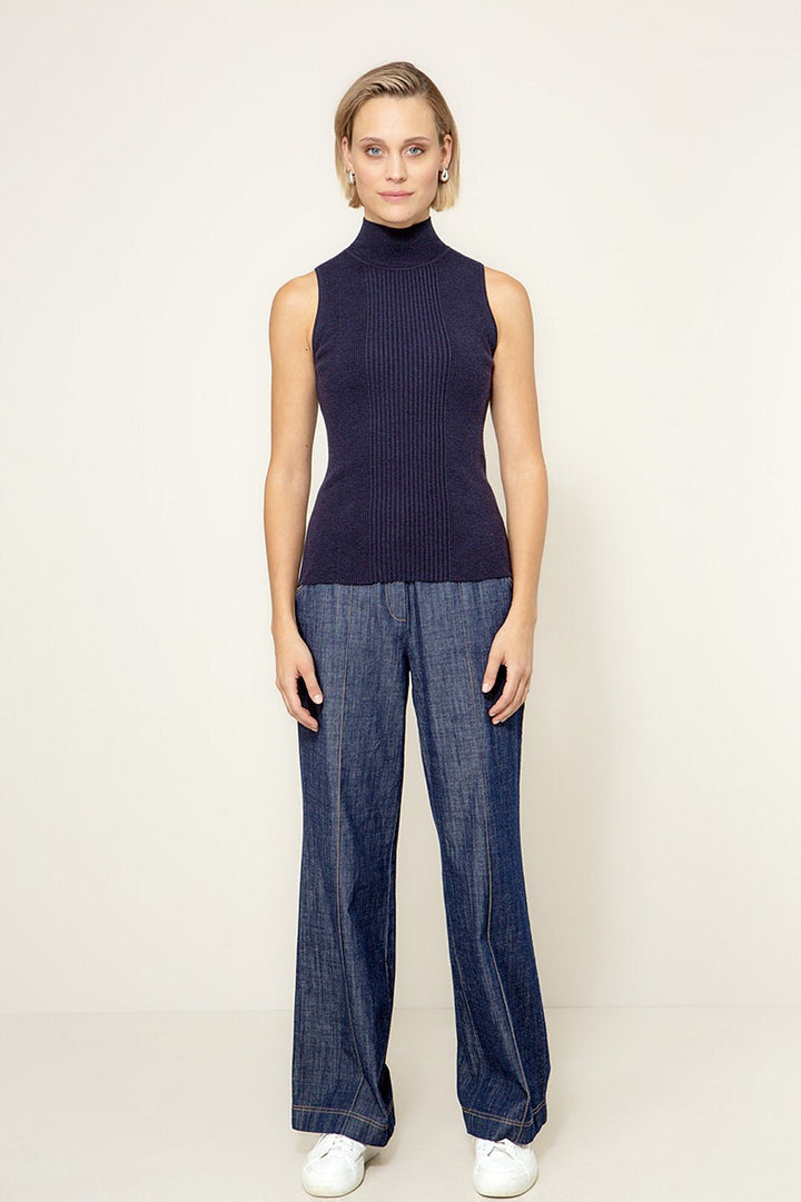 Ribbineulottu Toppi Navy - CATNOIR - My Milou