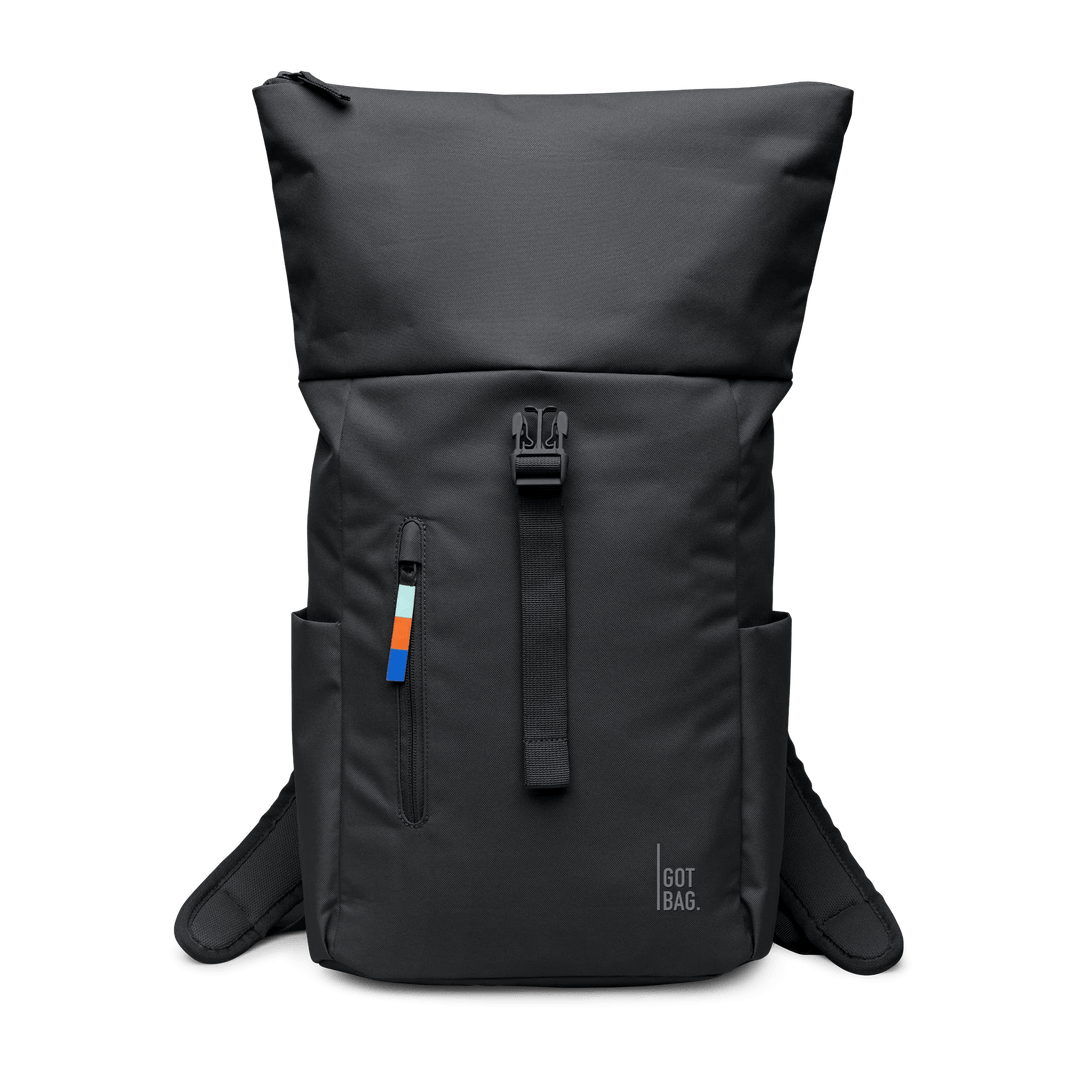 Rolltop Easy Small Reppu Black - GOT BAG. - My Milou