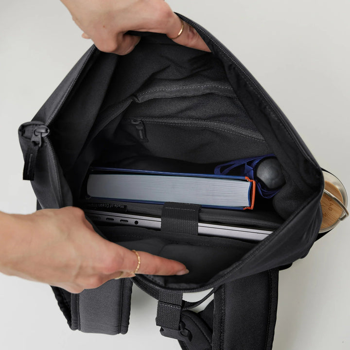 Rolltop Easy Small Reppu Black - GOT BAG. - My Milou