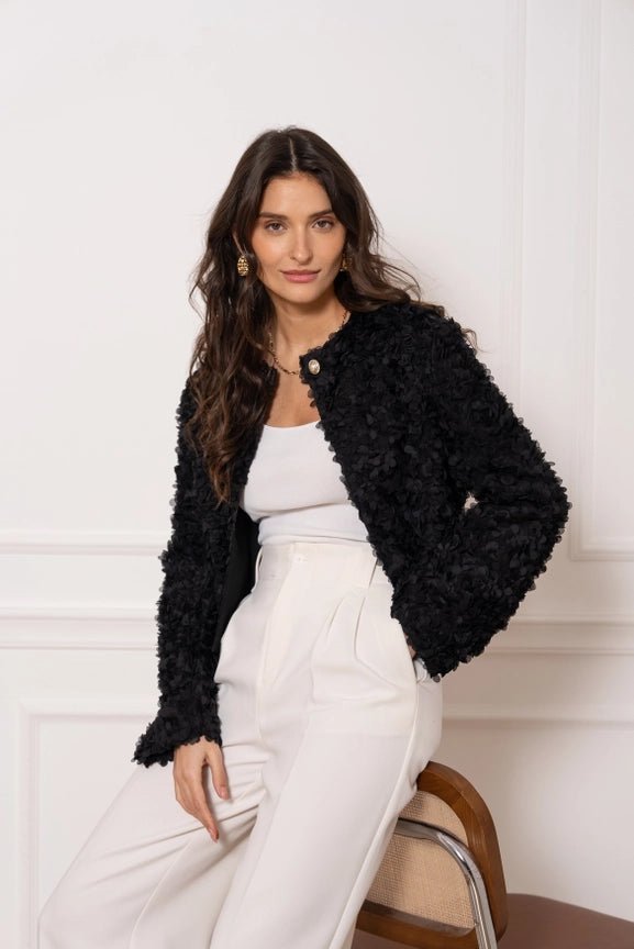 Rosalia Floral Structured Jacket - CHOKLATE PARIS - My Milou