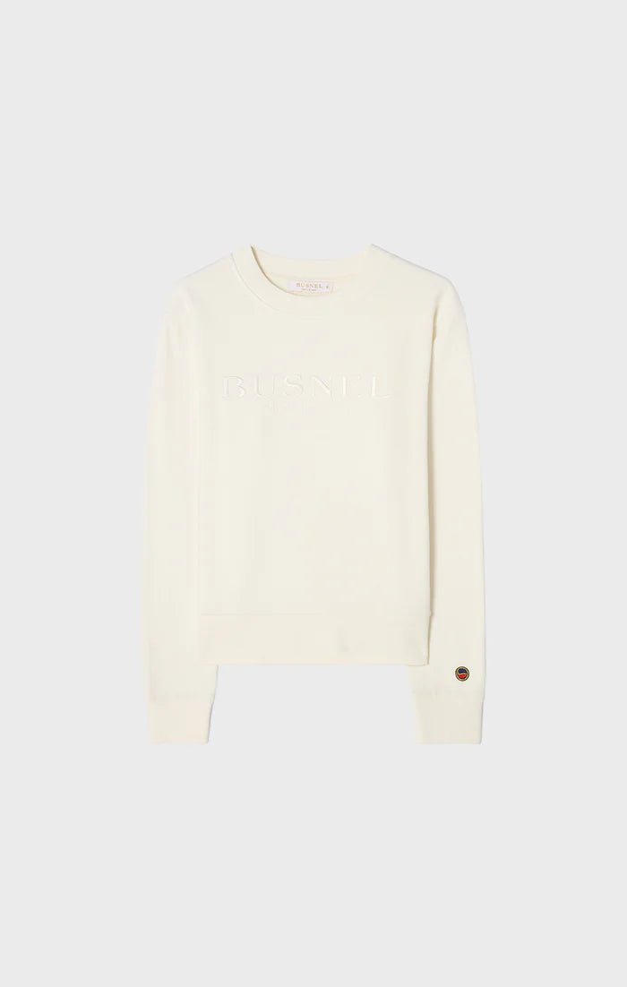 Samantha Embroidered Sweatshirt Ecru - Busnel - My Milou