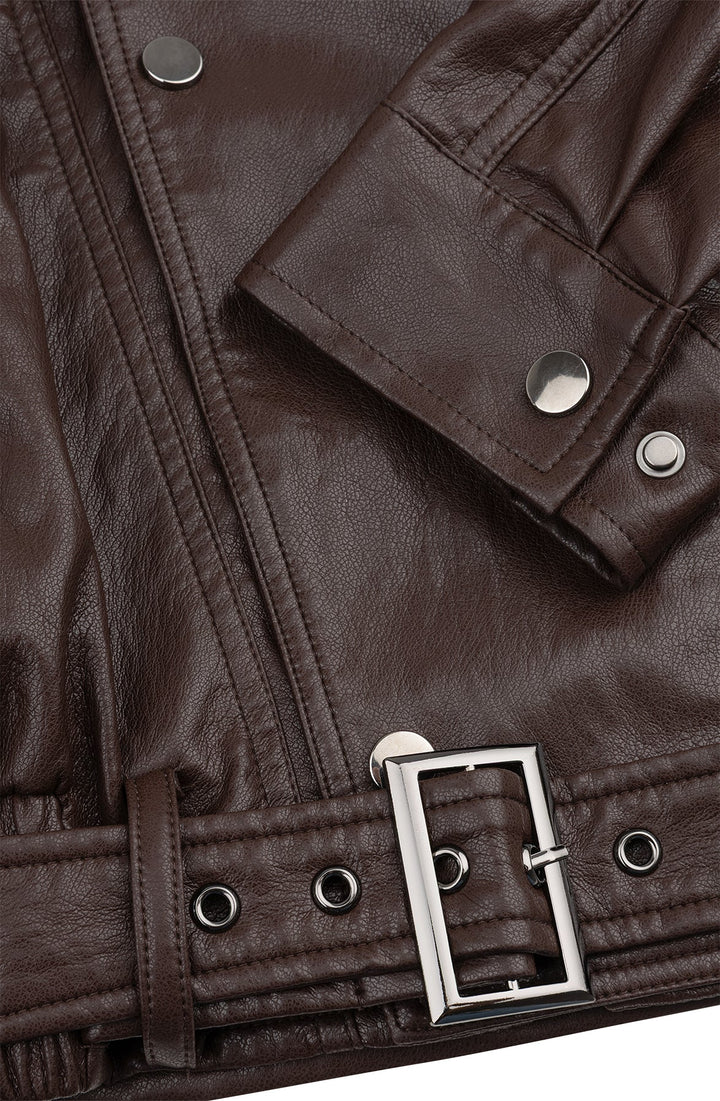 Samille Tekonahkatakki Dark Brown - AMAYA AMSTERDAM - My Milou