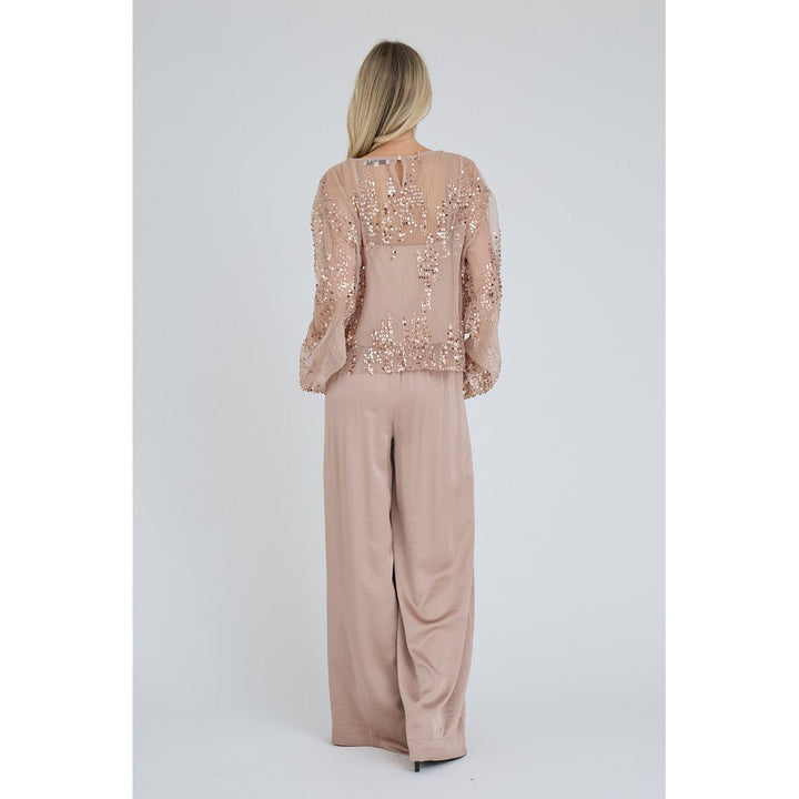 Sateen Housut Almond - A-VIEW - My Milou