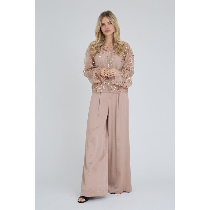Sateen Housut Almond - A-VIEW - My Milou