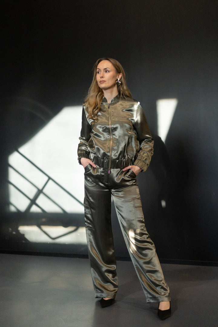 Satin Housut Cargo Style Olive - CATNOIR - My Milou