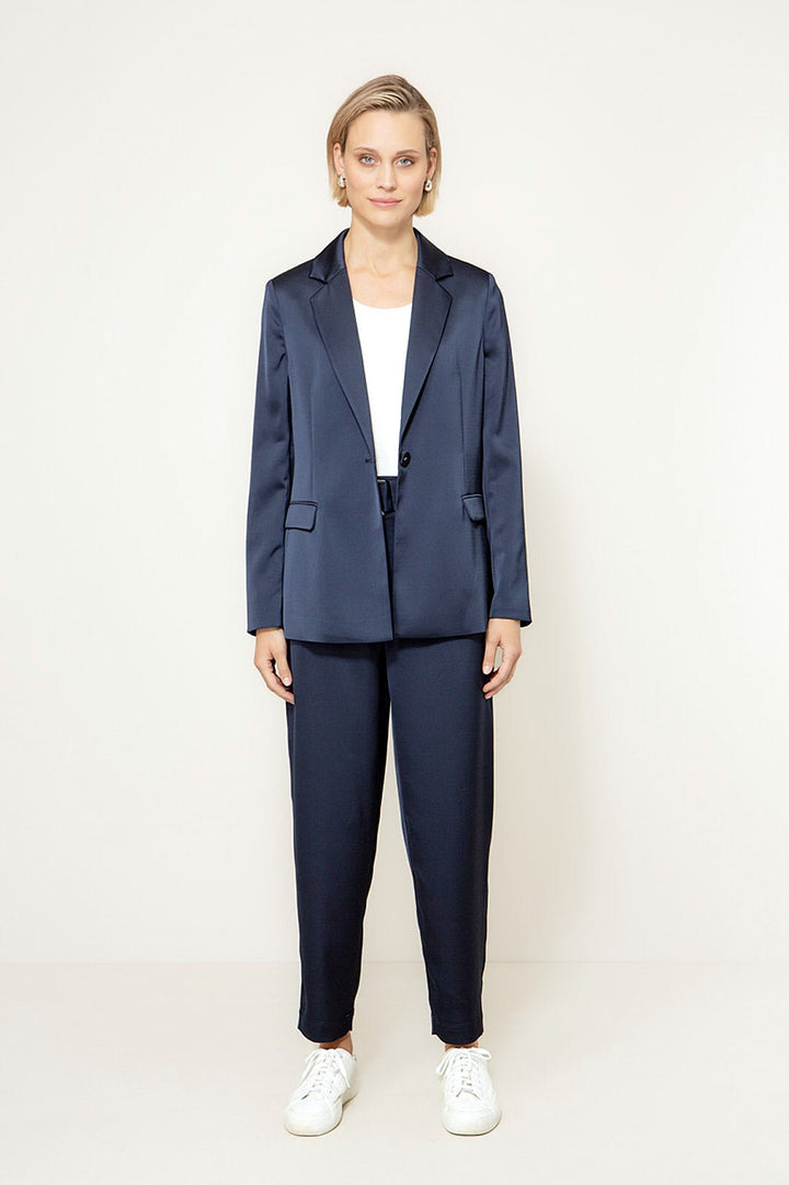 Satin Luxe Bleiseri Navy - CATNOIR - My Milou