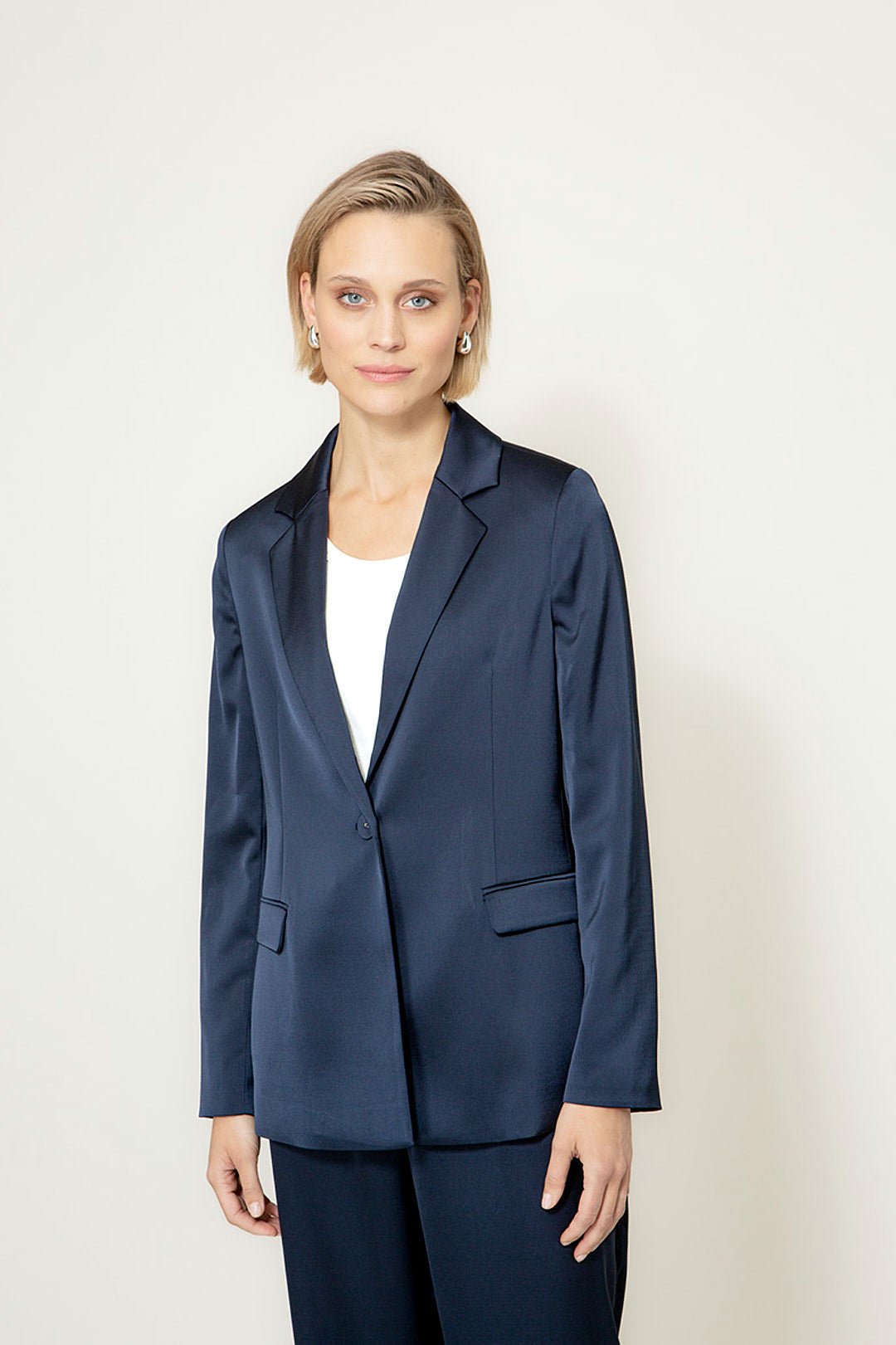 Satin Luxe Bleiseri Navy - CATNOIR - My Milou