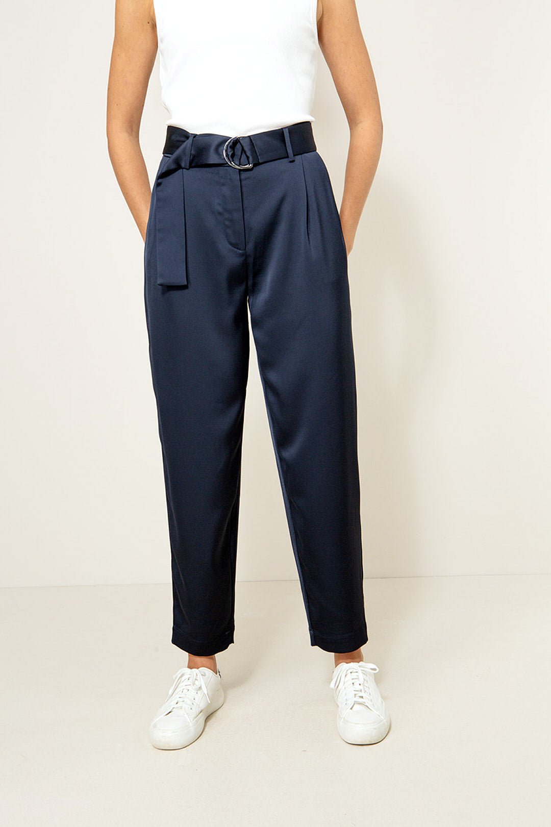 Satin Luxe Housut Navy - CATNOIR - My Milou