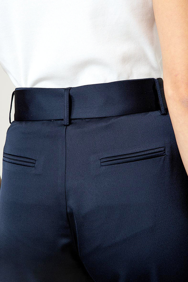 Satin Luxe Housut Navy - CATNOIR - My Milou