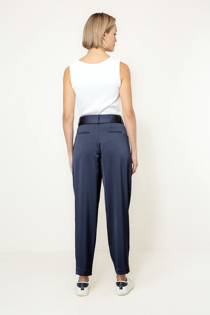Satin Luxe Housut Navy - CATNOIR - My Milou