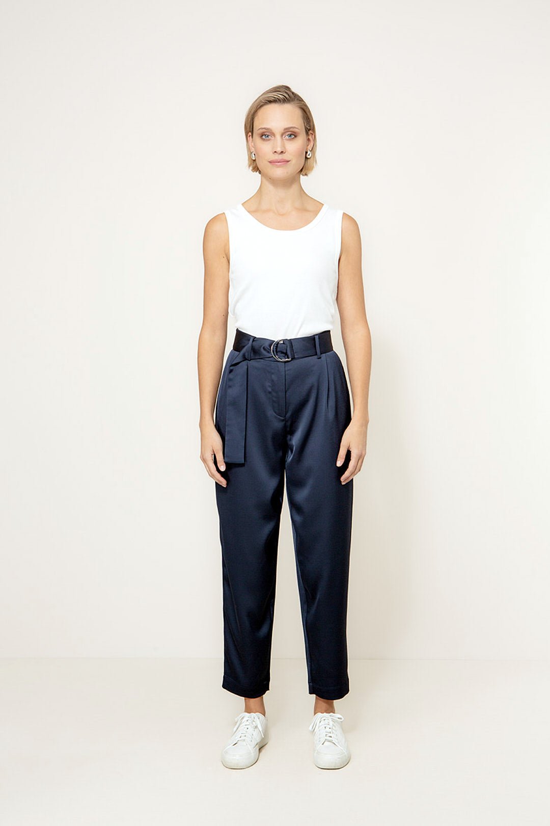 Satin Luxe Housut Navy - CATNOIR - My Milou
