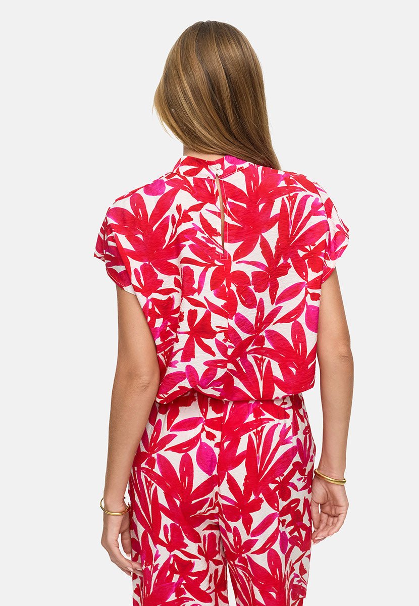Scarlet Bloom Pusero Pink Leaves - CATNOIR - My Milou