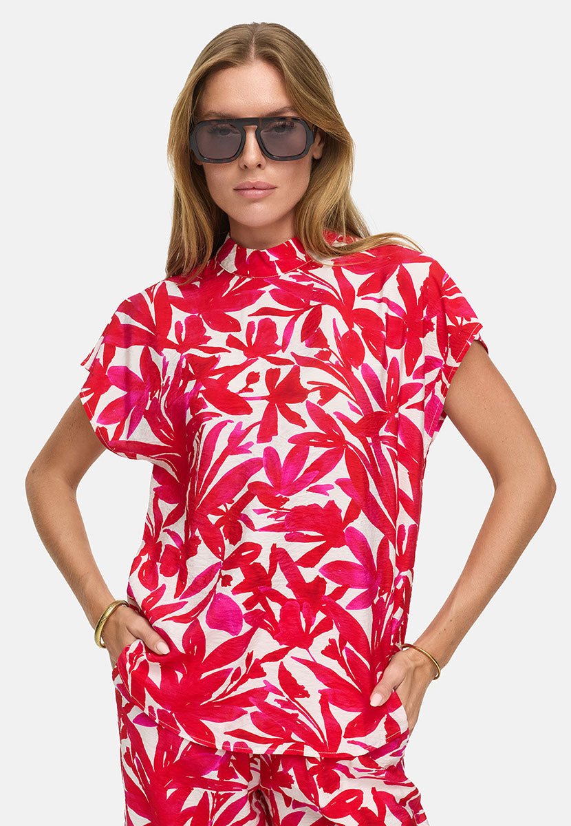 Scarlet Bloom Pusero Pink Leaves - CATNOIR - My Milou