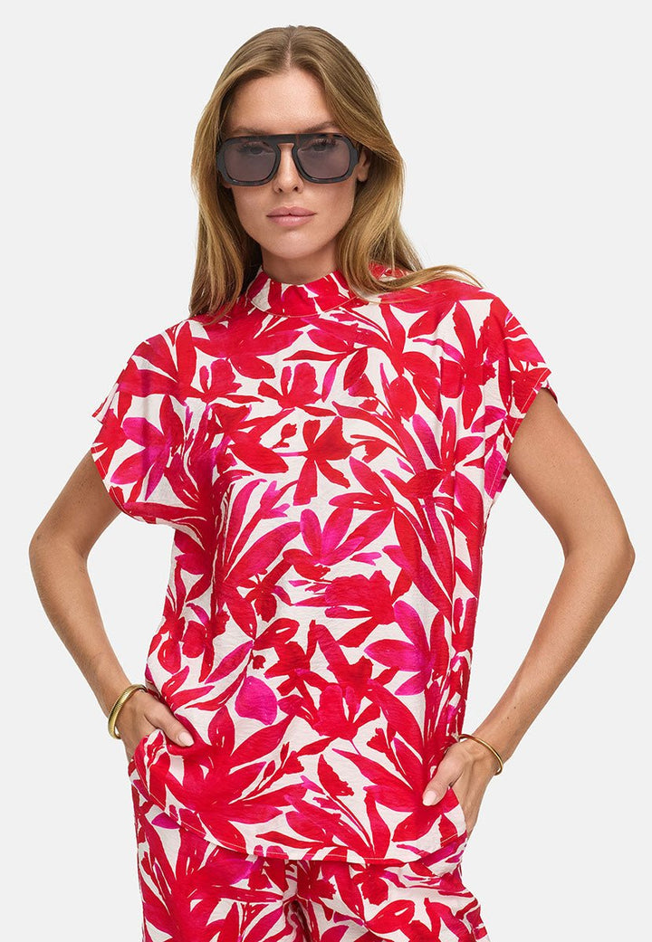 Scarlet Bloom Pusero Pink Leaves - CATNOIR - My Milou